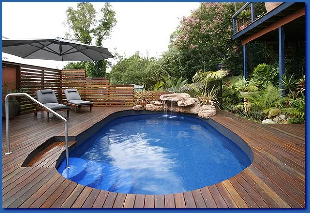 Noosa Reef saltwater pool, completely decked