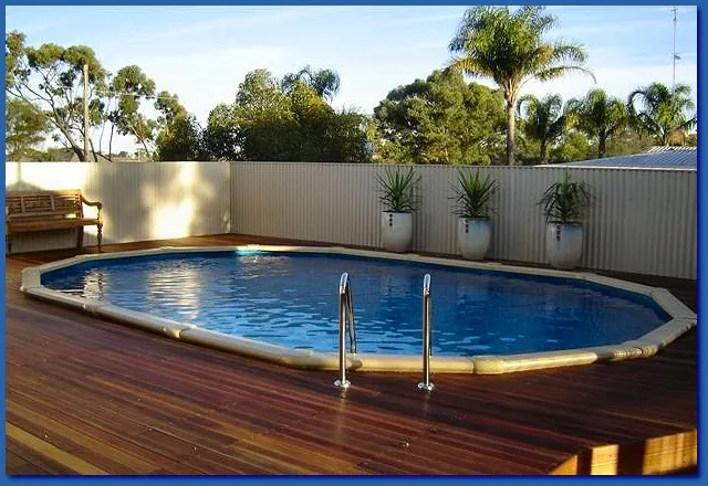 Paperbark freshwater pool, completely decked
