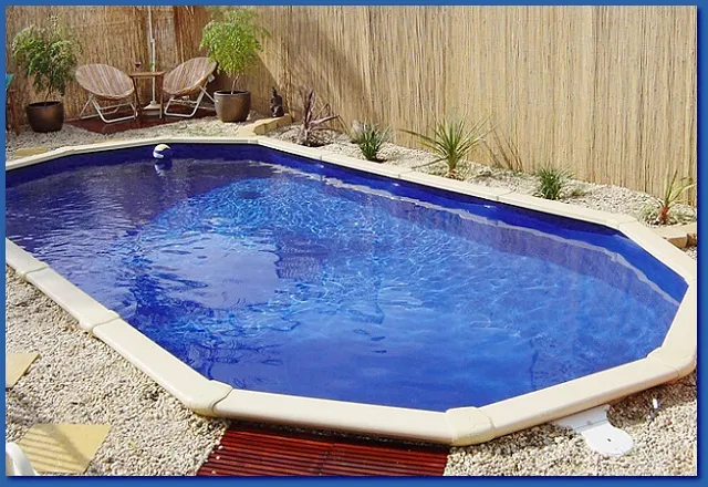 Driclad Spacesaver pool, fully in-ground