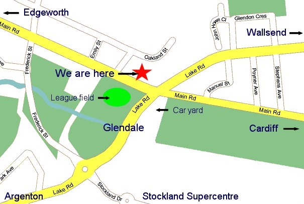 Map of Glendale